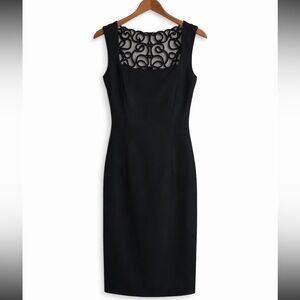 Laundry By Shelly Segal, Elegant Black Sleeveless Dress Size 6